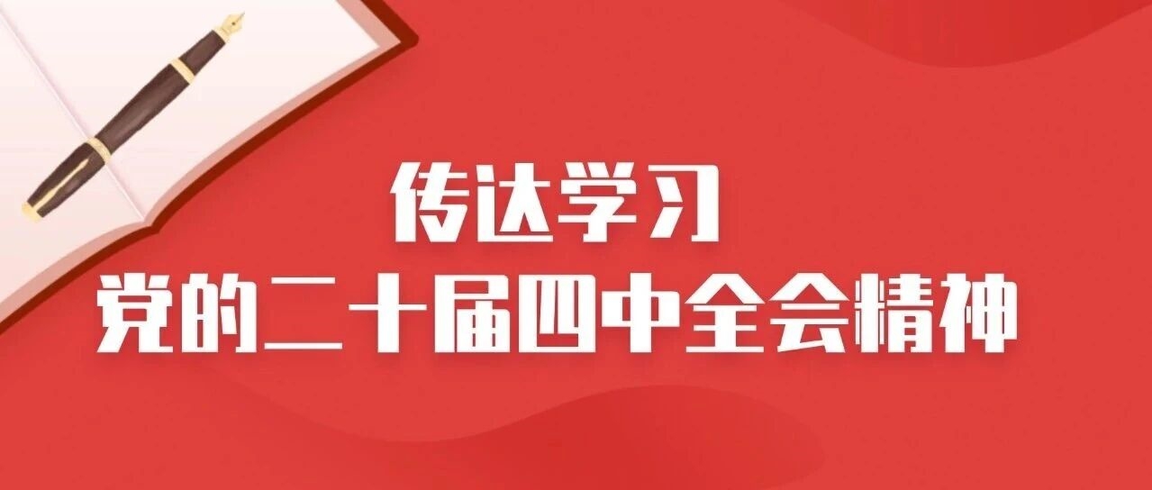 东西湖区检察院传达学习党的二十届四中全会精神